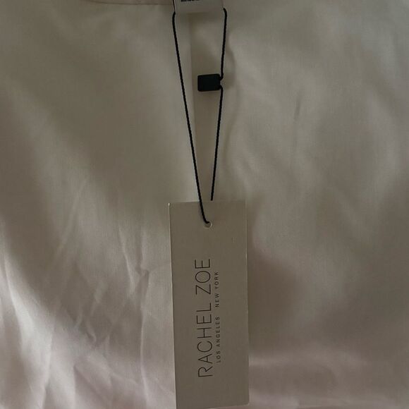 NWT Rachel Zoe White Linen & Cotton Blazer | M - Picture 8 of 10